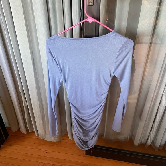 NEW Periwinkle Fitted Maternity/Nursing Dress - Picture 4 of 5